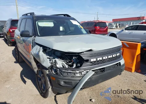 2022 Ford Bronco Sport Badlands z USA, uszkodzony, nr VIN 3FMCR9D97NRD68968